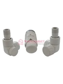 Комплект термостатический Lux 6037 Белый