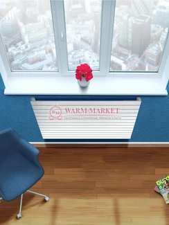 Solo G 1 1250 - трубчатый радиатор из прямоугольного профиля однотрубный