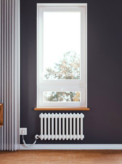 Bareng Softy Electric 2037 - электрический двухтрубный трубчатый радиатор высотой 370мм