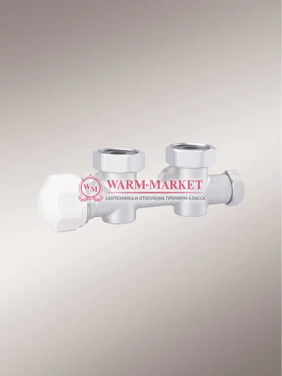 Tblock узел Hummel угловой с бойпасом, с 2 ниппелями G 1/2 х 3/4