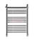 Bogema 4 (прямая) - водяной полотенцесушитель с полкой из нержавеющей стали