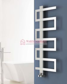 Дизайнерский полотенцесушитель из матовой полированной нержавеющей стали Ibiza Carisa