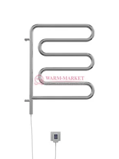 Ш-образный поворотный электрический полотенцесушитель