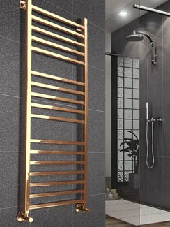 Quatro Bronze - бронзовый полотенцесушитель с квадратным профилем