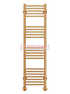 Аврора П22-1 - водяной полотенцесушитель, нижнее подключение, цвет бронза