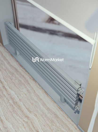 Bareng Tipe ZN 2250 - напольный трубчатый радиатор шириной 2250 мм, боковое подключение