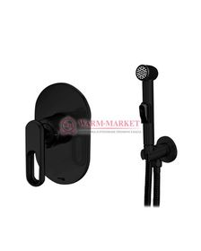 Встраиваемый комплект для биде со шлангом 100 см черный A111856-Bl