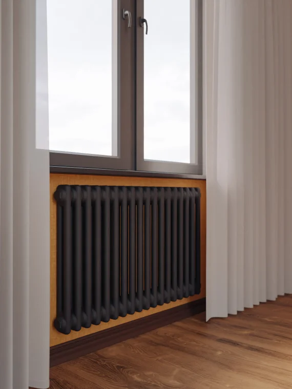 Bronto Pipe 2057 - двухтрубный трубчатый радиатор высотой 570 мм, боковое подключение