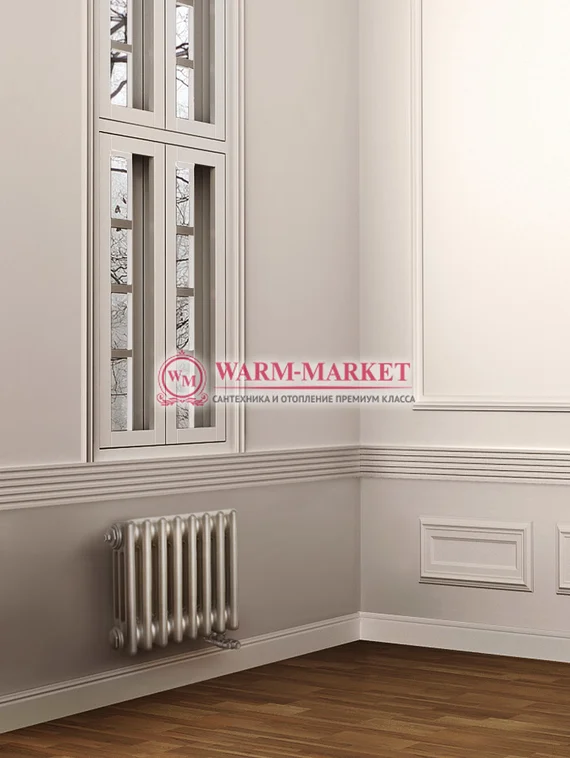 Трубчатый радиатор Dia Norm 3037-8 секций, трехтрубный с боковым подключением