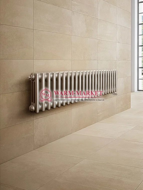 Трубчатый радиатор Dia Norm 3037 трехтрубный, боковое подключение