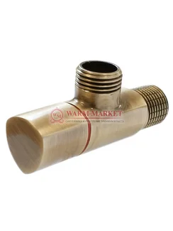 Кран санитарный Античная латунь