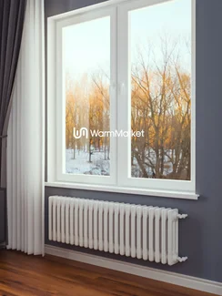 Bareng Softy 3037 - трехтрубный трубчатый радиатор высотой 370 мм, боковое подключение