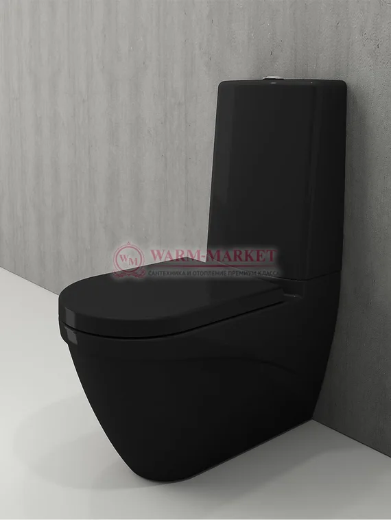 Унитаз-компакт Bocchi Taormina черный глянцевый
