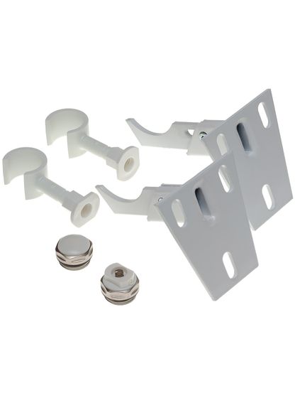 Монтажный комплект для трубчатого радиатора 4 точки (2 крюка и 2 упора)