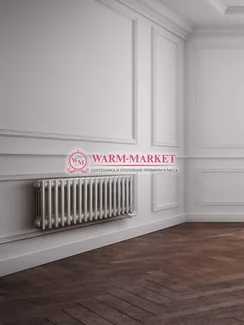 Трубчатый радиатор Dia Norm 3037-18 секций, трехтрубный с боковым подключением.