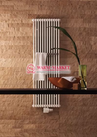 Вертикальный трубчатый радиатор Dia Norm 2180 двухтрубный, нижнее центральное подключение