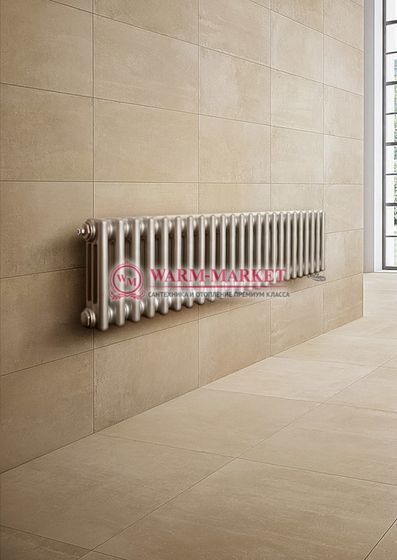 Трубчатый радиатор Dia Norm 3037 трехтрубный, боковое подключение