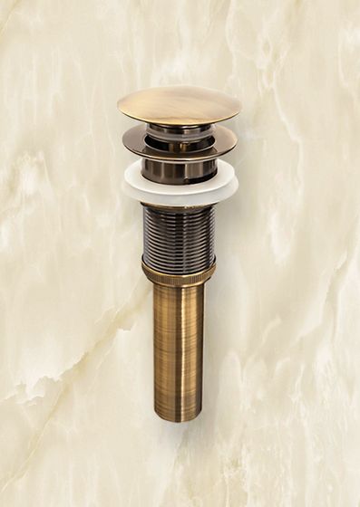 Universal - слив клапан для сифона цвета бронза