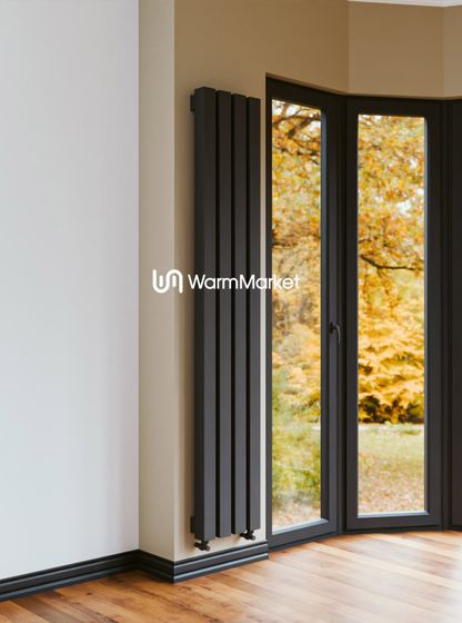 Bareng Livian V 2250 - вертикальный трубчатый радиатор высотой 2250 мм, нижнее разнесенное подключение