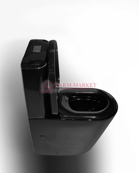 Унитаз Nilo 2303 nero черный глянцевый