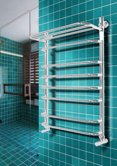 Magia P - полотенцесушитель с греющей полкой белого цвета