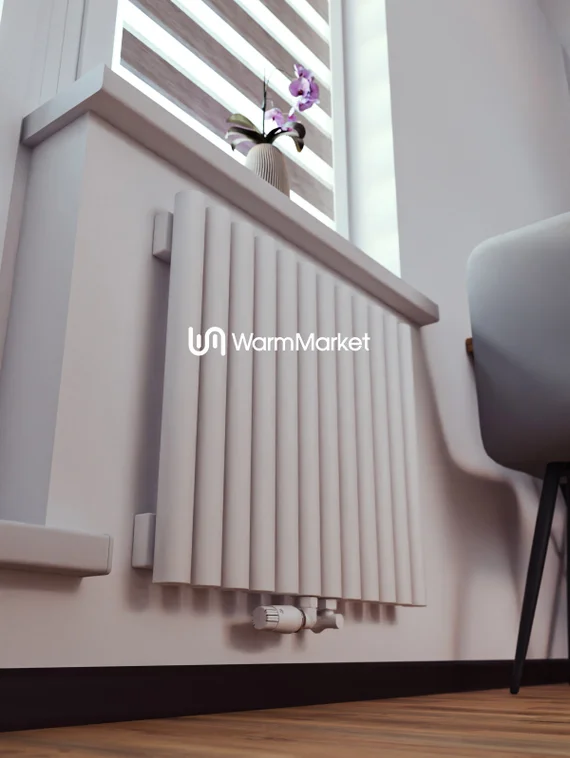 Bareng Monte V 500 - вертикальный трубчатый радиатор высотой 500 мм, нижнее центральное подключение