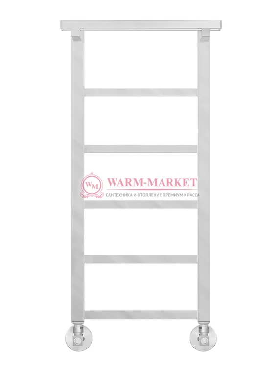 Контур П6-1 - электрический полотенцесушитель с полкой, белый