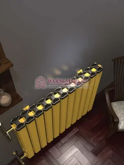 Горизонтальный дизайн радиатор Anit Pioneer 500 анодированный алюминий цвет золото