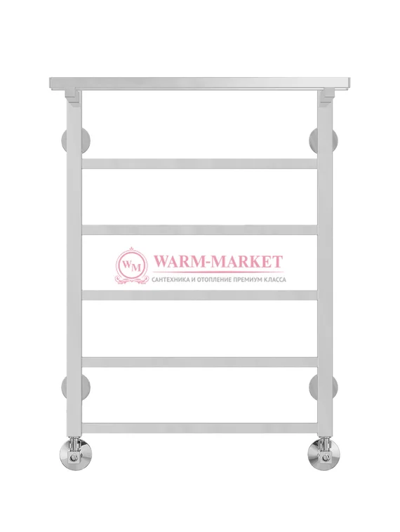 Контур П6-3 - водяной полотенцесушитель с полкой, нижнее подключение