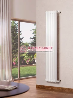 Вертикальный трубчатый радиатор Irsap Tesi RT 31800-6 №30, трехтрубный с боковым подключением.