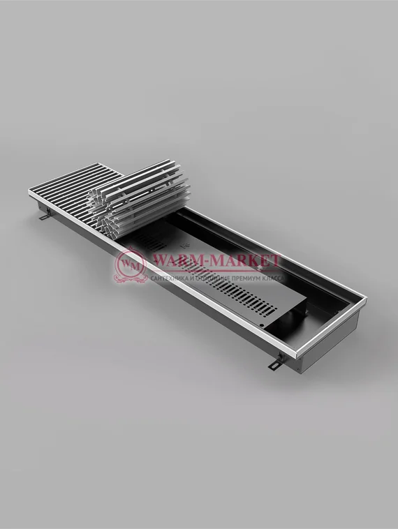 Внутрипольный конвектор Vitron ВКВ.150.160 высотой 150 мм (без решетки)