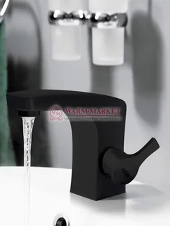 Смеситель для умывальника черный Berkel 4803-Bl