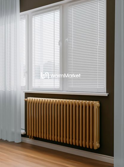 Bareng Softy 3050 - трехтрубный трубчатый радиатор высотой 500 мм, нижнее подключение с термостатикой