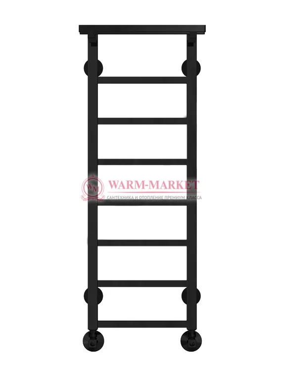 Контур П8-1 - водяной полотенцесушитель с полкой, нижнее подключение