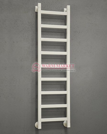 Quadro EQ1 - узкий электрический дизайн-полотенцесушитель с терморегулятором из нержавеющей стали