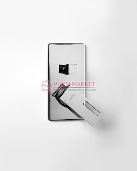 Встраиваемый комплект для душа с верхней душевой насадкой и лейкой черный A14130-Bl